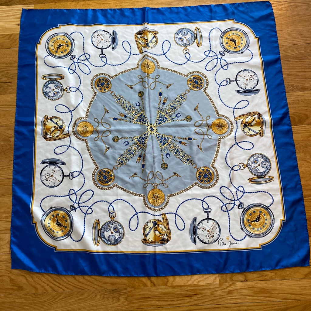 100 Silk Rolex Watch Scarf